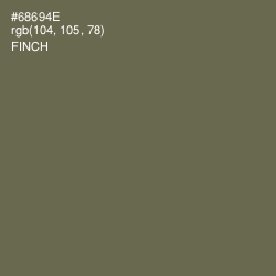 #68694E - Finch Color Image