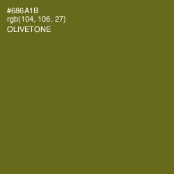 #686A1B - Olivetone Color Image