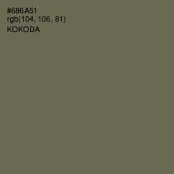 #686A51 - Kokoda Color Image