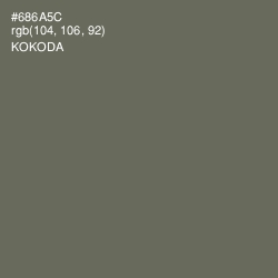 #686A5C - Kokoda Color Image