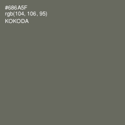 #686A5F - Kokoda Color Image