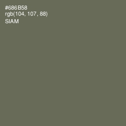 #686B58 - Siam Color Image
