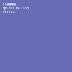 #686BB6 - Deluge Color Image