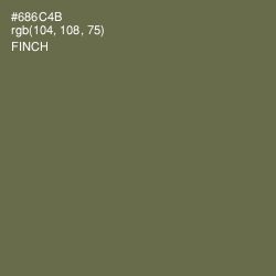 #686C4B - Finch Color Image