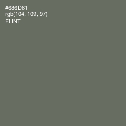 #686D61 - Flint Color Image