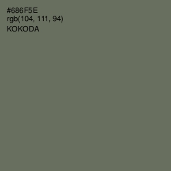 #686F5E - Kokoda Color Image