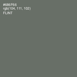 #686F66 - Flint Color Image