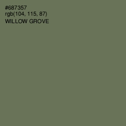 #687357 - Willow Grove Color Image