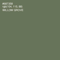 #687358 - Willow Grove Color Image