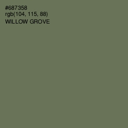 #687358 - Willow Grove Color Image