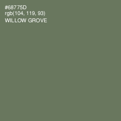 #68775D - Willow Grove Color Image