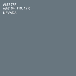 #68777F - Nevada Color Image