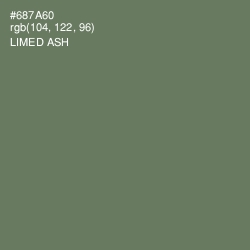 #687A60 - Limed Ash Color Image