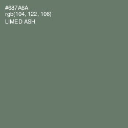 #687A6A - Limed Ash Color Image