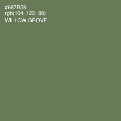 #687B59 - Willow Grove Color Image