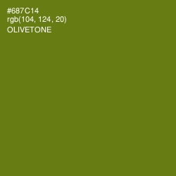 #687C14 - Olivetone Color Image