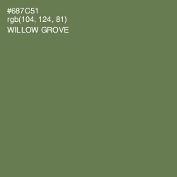 #687C51 - Willow Grove Color Image