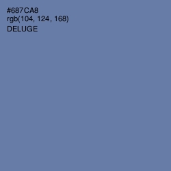 #687CA8 - Deluge Color Image