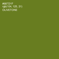 #687D1F - Olivetone Color Image