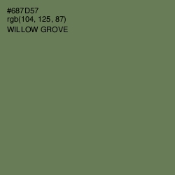 #687D57 - Willow Grove Color Image