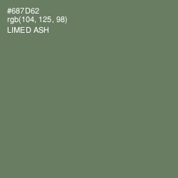 #687D62 - Limed Ash Color Image