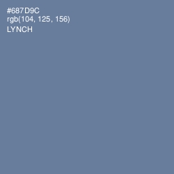 #687D9C - Lynch Color Image