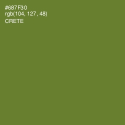 #687F30 - Crete Color Image