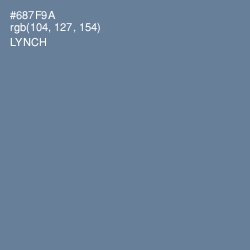 #687F9A - Lynch Color Image