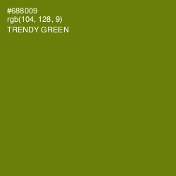 #688009 - Trendy Green Color Image