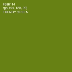 #688114 - Trendy Green Color Image