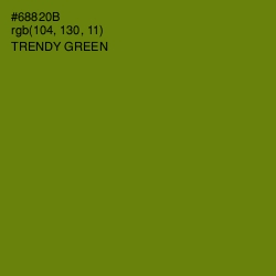 #68820B - Trendy Green Color Image