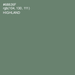 #68826F - Highland Color Image