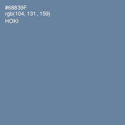 #68839F - Hoki Color Image