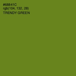 #68841C - Trendy Green Color Image