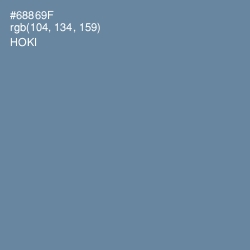 #68869F - Hoki Color Image