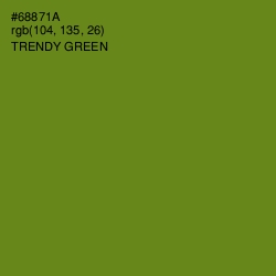 #68871A - Trendy Green Color Image