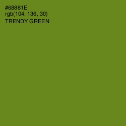 #68881E - Trendy Green Color Image