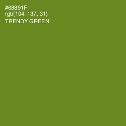 #68891F - Trendy Green Color Image