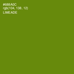 #688A0C - Limeade Color Image
