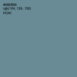 #688B96 - Hoki Color Image