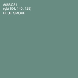 #688C81 - Blue Smoke Color Image