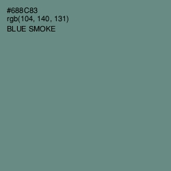 #688C83 - Blue Smoke Color Image