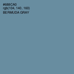 #688CA0 - Bermuda Gray Color Image