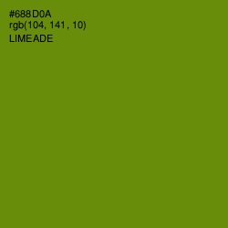 #688D0A - Limeade Color Image