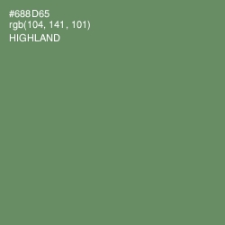 #688D65 - Highland Color Image