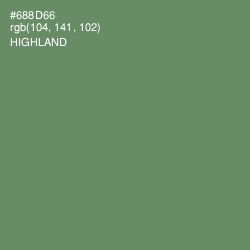 #688D66 - Highland Color Image