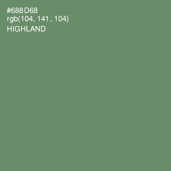 #688D68 - Highland Color Image