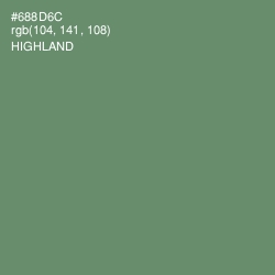 #688D6C - Highland Color Image