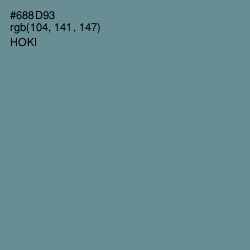 #688D93 - Hoki Color Image