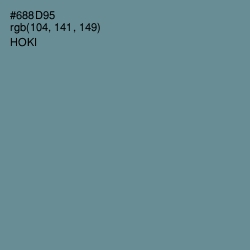 #688D95 - Hoki Color Image